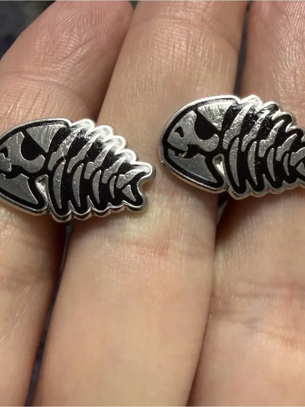 FSM Jolly Pirate Fish Cuff Links